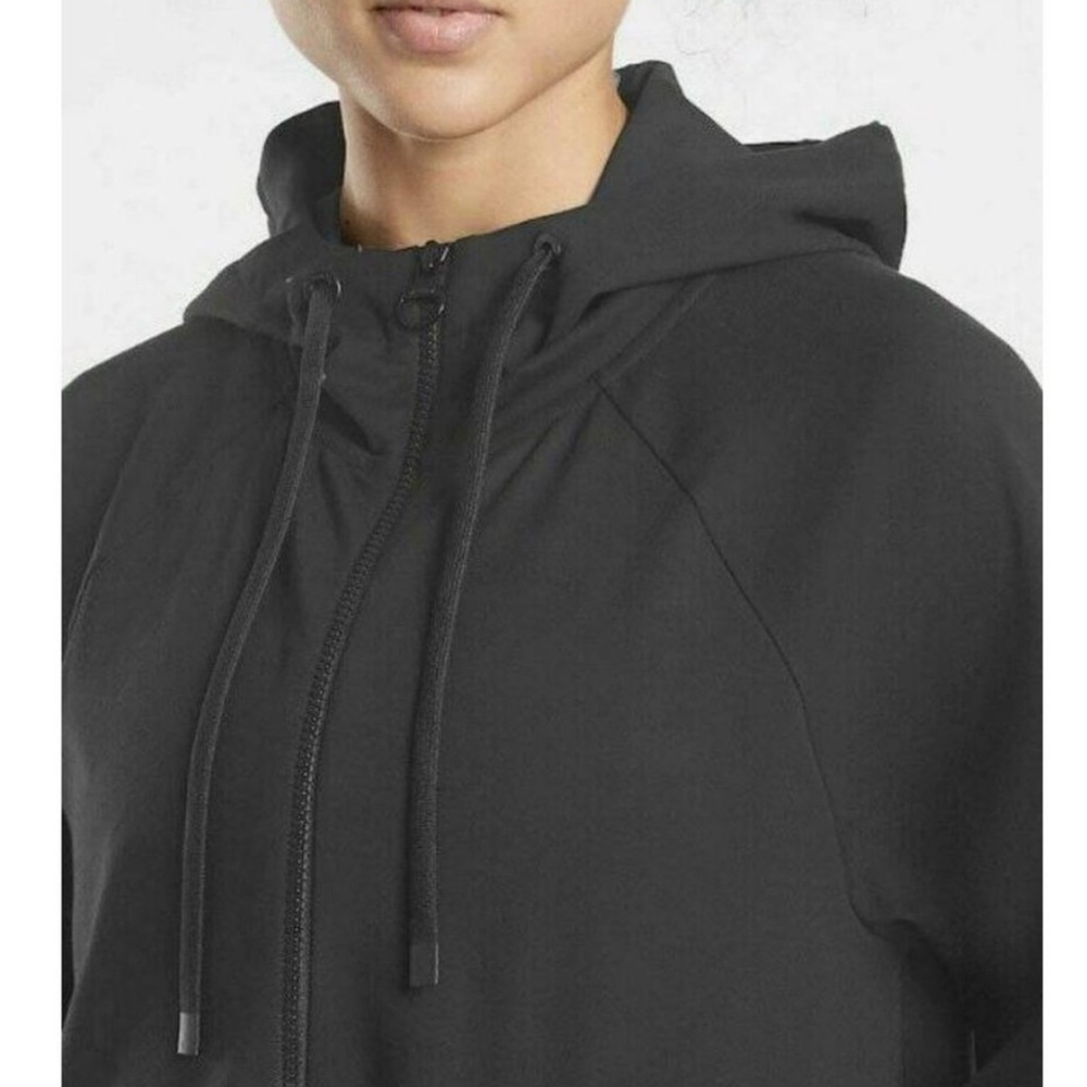 Athleta Glacier Handkerchief Hoodie Snap sides Gray Size XS - Picture 2 of 7